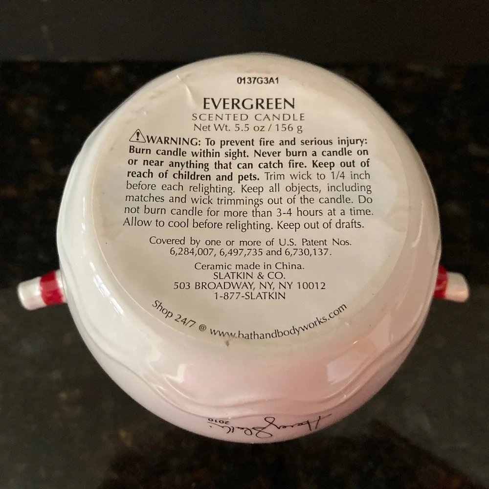 Slatkin & Co./Harry Slatkin Evergreen Snowman Candle/5.5 oz./Holiday/NEW!